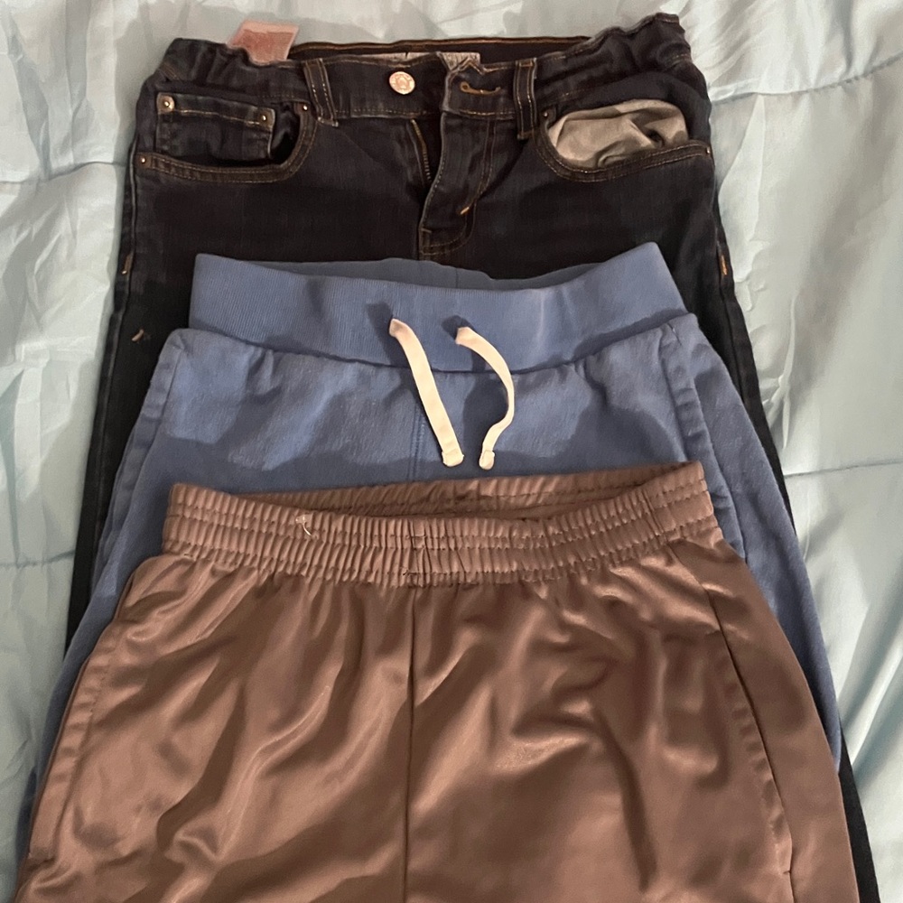 Stylish Kids Bottoms Set - Black, Blue, Brown